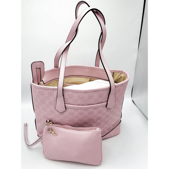 Giani Bernini Gorgeous Debossed Signature Tote with Wristlet - Picture 7 of 12
